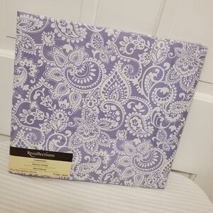 Recollections Lavender Paisley Postbound 12 x 12 Album
